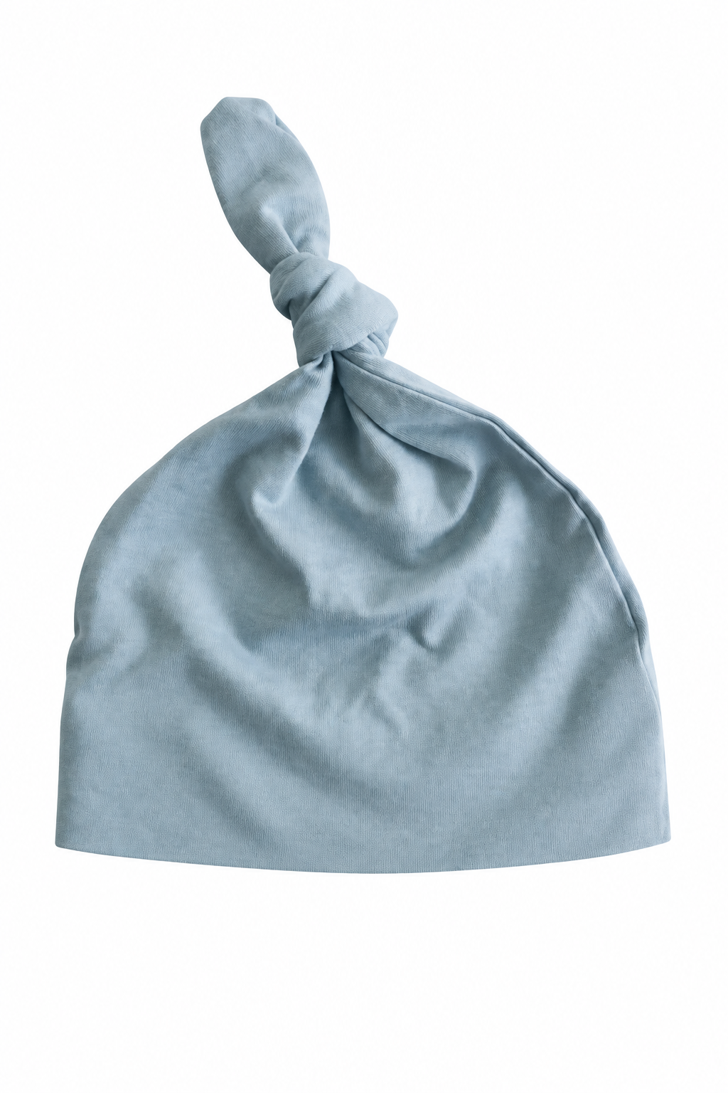 Caden Lane Dusty Blue baby knot hat