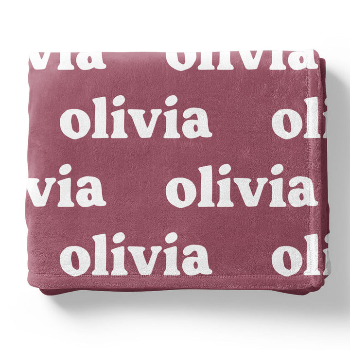Cotton Candy Personalized Color Blanket