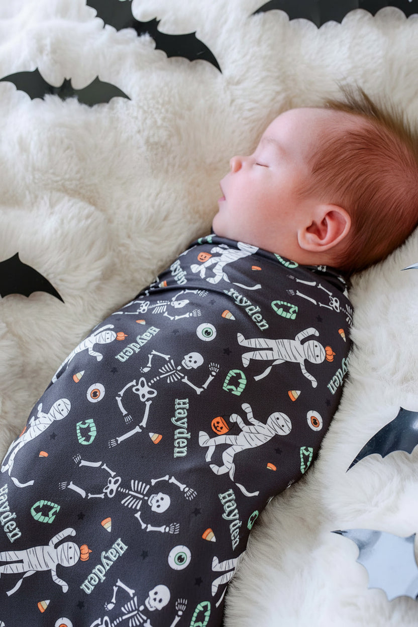 Personalized Halloween Swaddle | Eye Want Candy