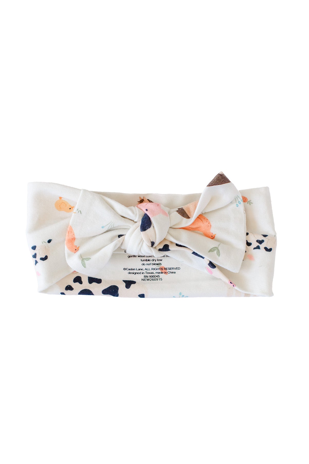 Knit Large Bow Headwrap | Farm Friends