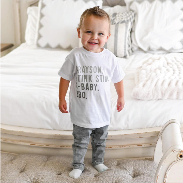 nickname tee green color block