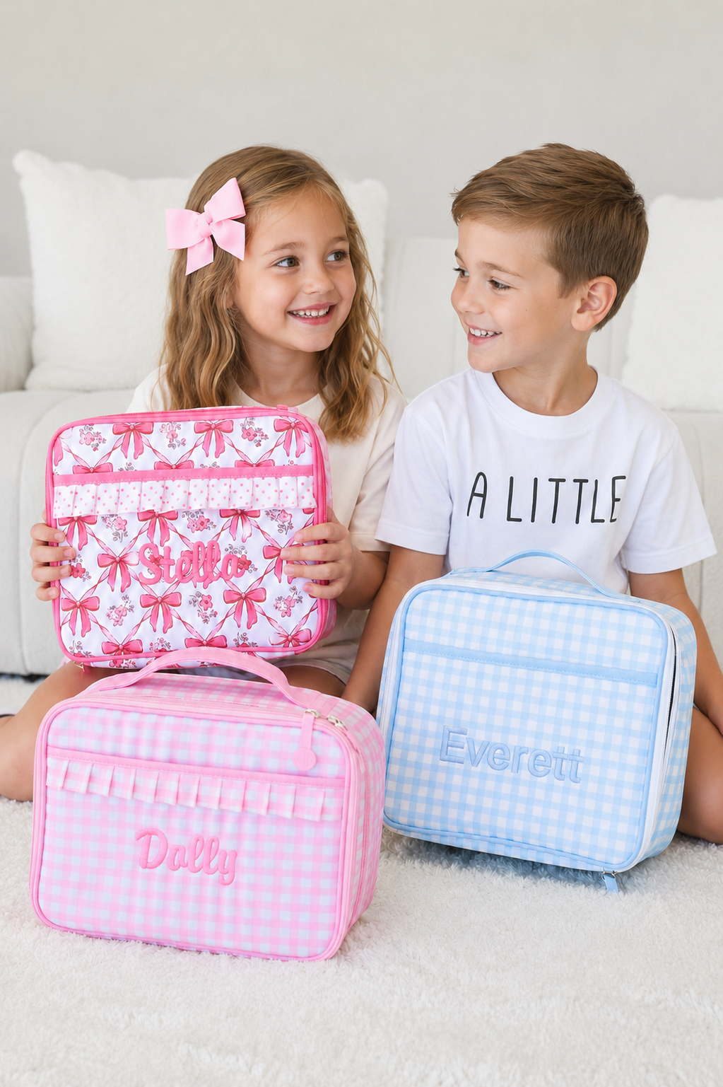 embroidered lunchboxes for kids back to school 