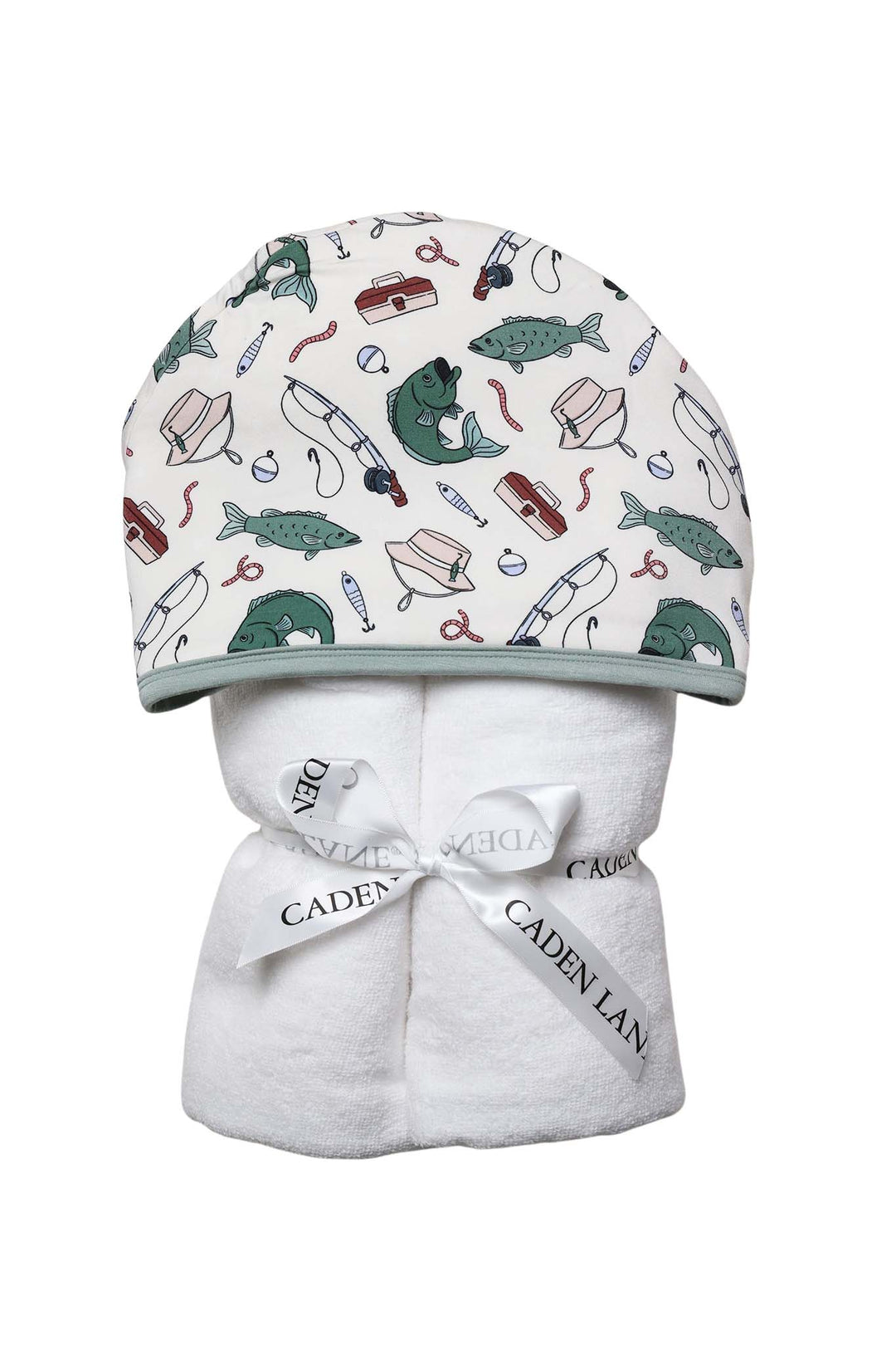 kid off the hook hooded towel