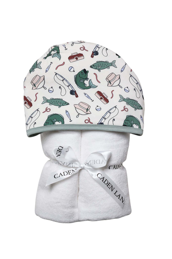 kid off the hook hooded towel