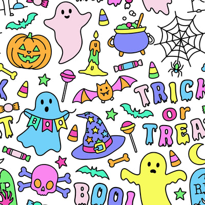 No Tricks All Treats Colorable