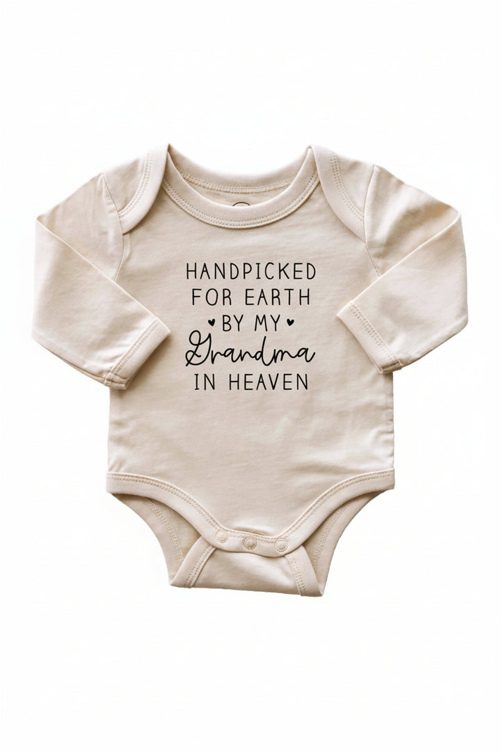 Personalized Long Sleeve Graphic Bodysuits | Natural