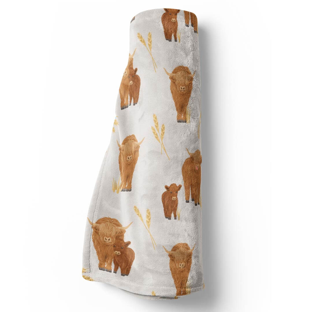 cow kids blanket 