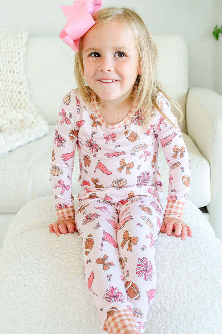 Two-Piece Bamboo Pajama Set | Huddles & Cuddles Pink