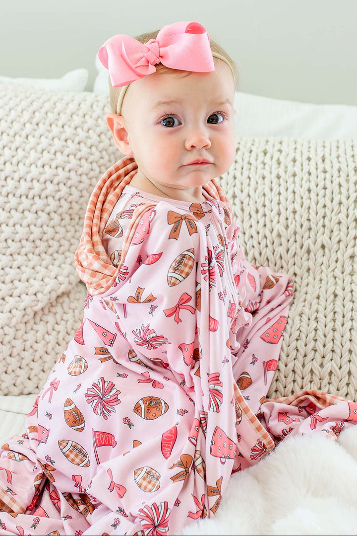 Double-Sided Bamboo Blanket | Huddles & Cuddles Pink