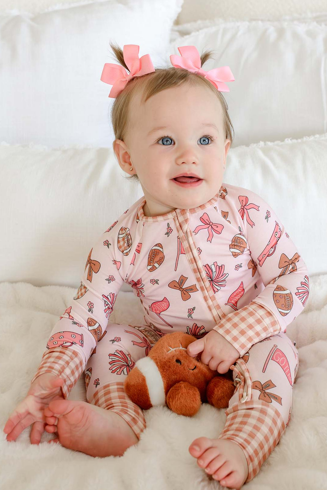 Convertible Bamboo Zipper Romper | Huddles & Cuddles Pink