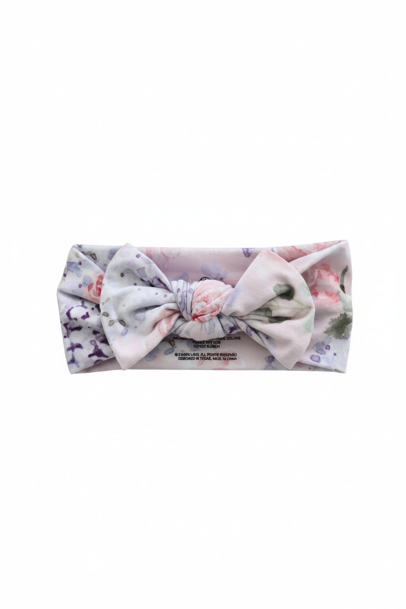 bow headwrap hydrangea 