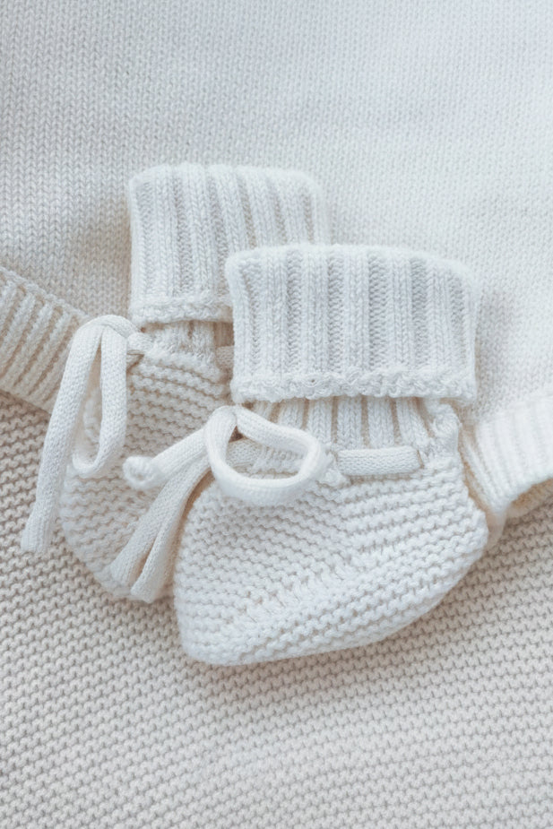 bone baby booties 