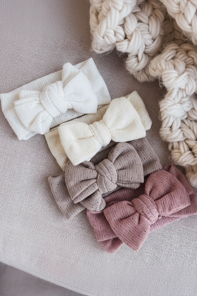 Large Knit Bow