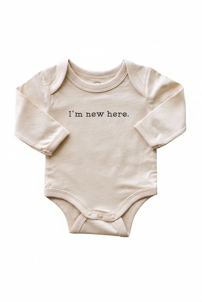Long Sleeve Graphic Bodysuits | Natural