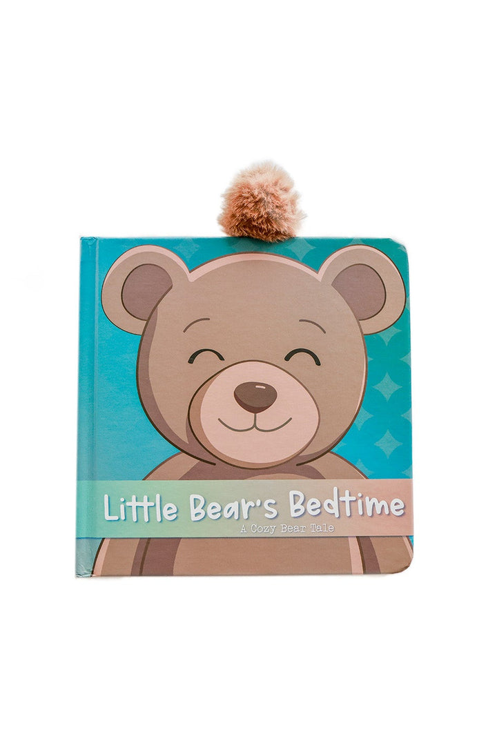 Little Bear's Bedtime Cuddle Plush Friends Story Book Brody Bear front cover on white background featuring cartoon bear with 3D plush tail