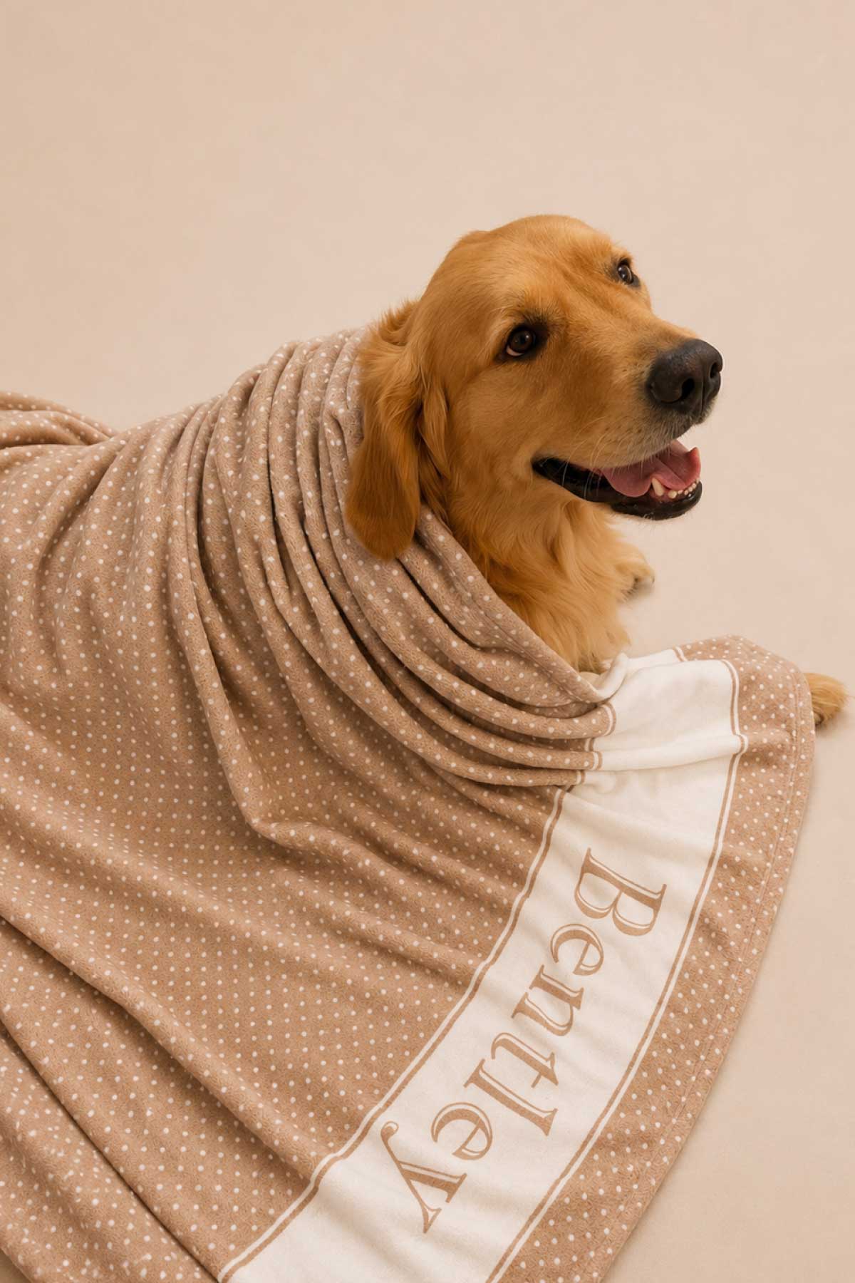 Personalized Pet Blanket | Latte Spots