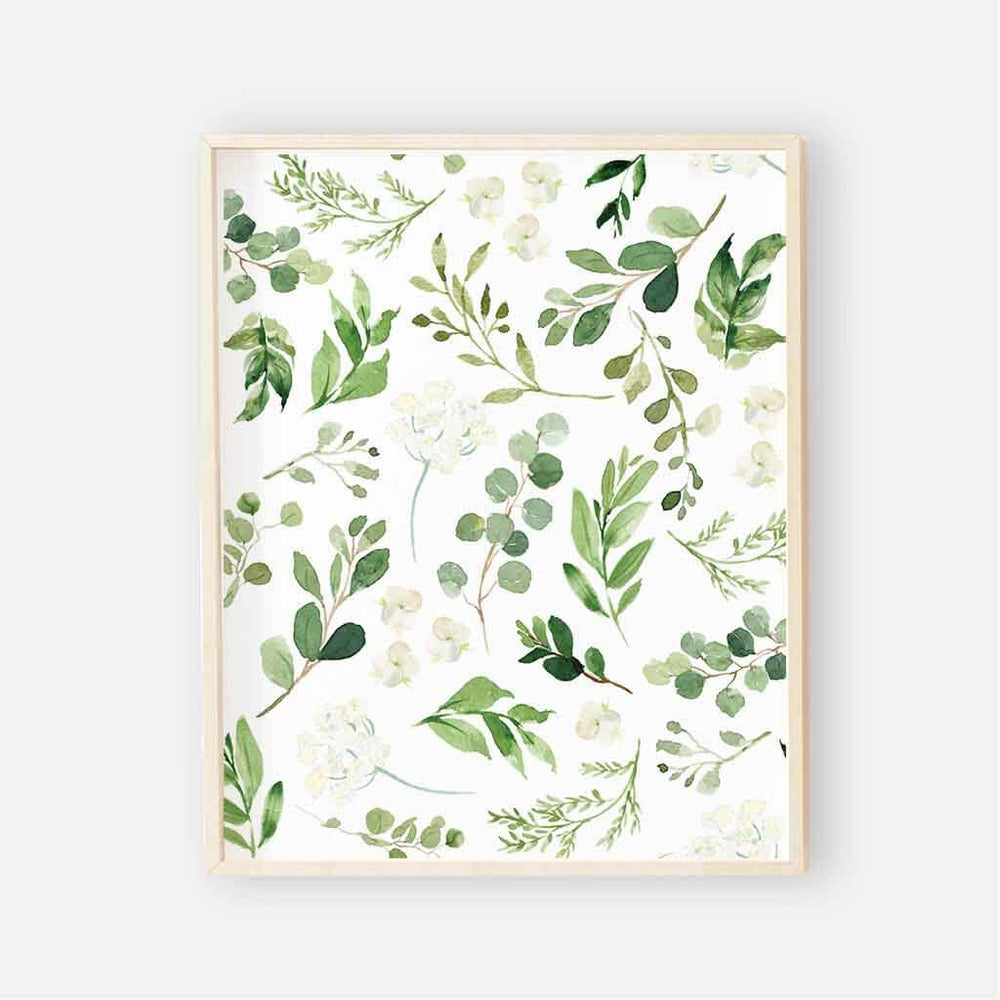 leafy greenery wall art 