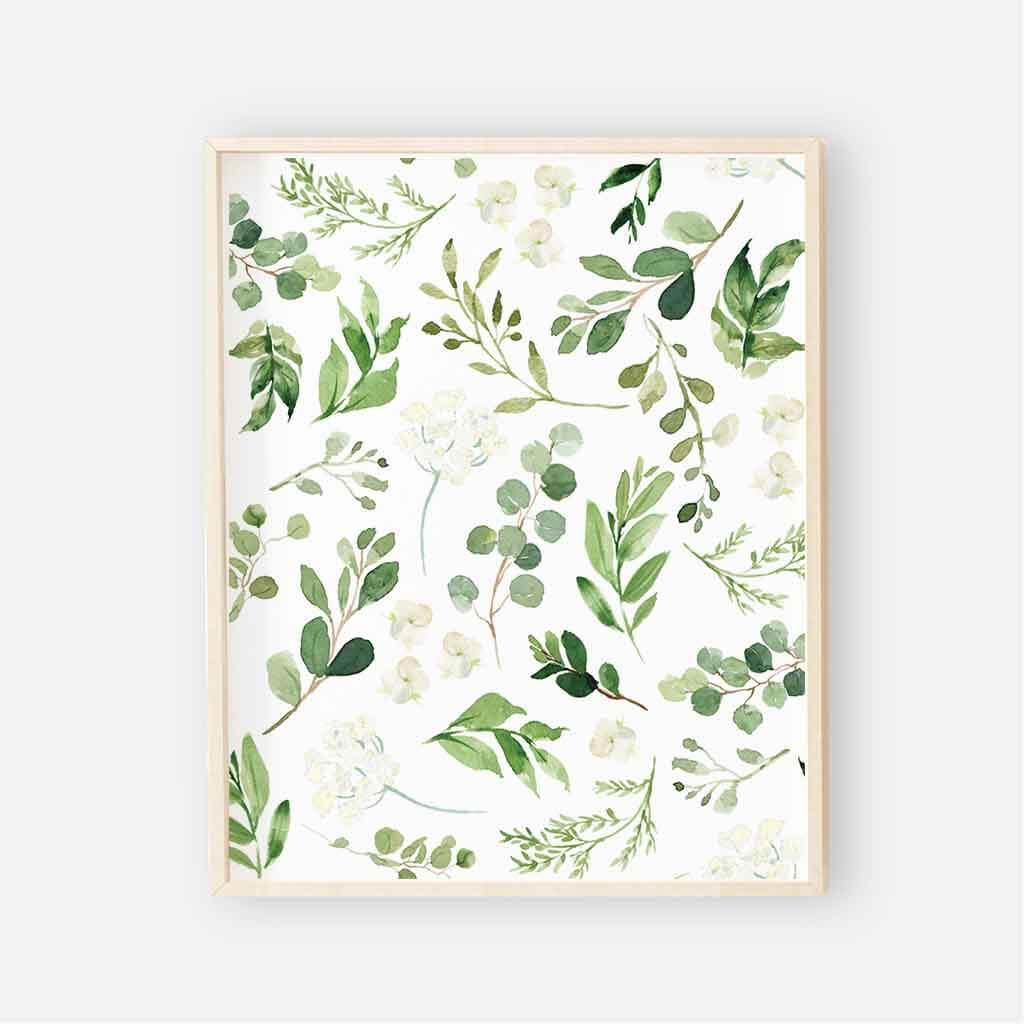 leafy greenery wall art 
