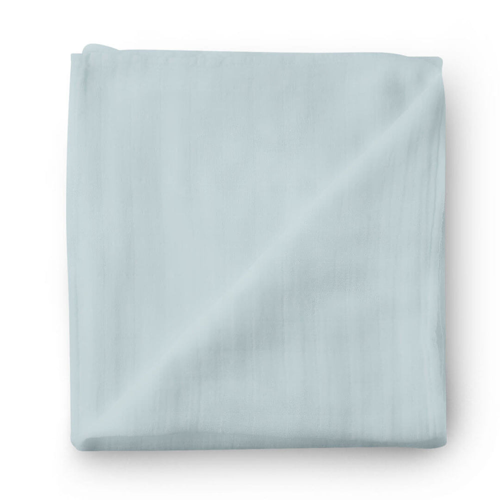 bamboo swaddle blanket light blue 