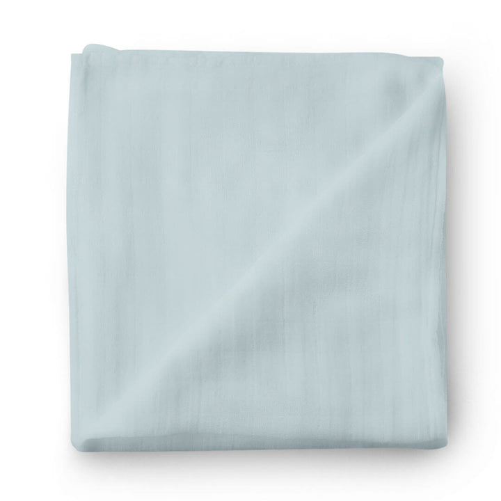 bamboo swaddle blanket light blue 