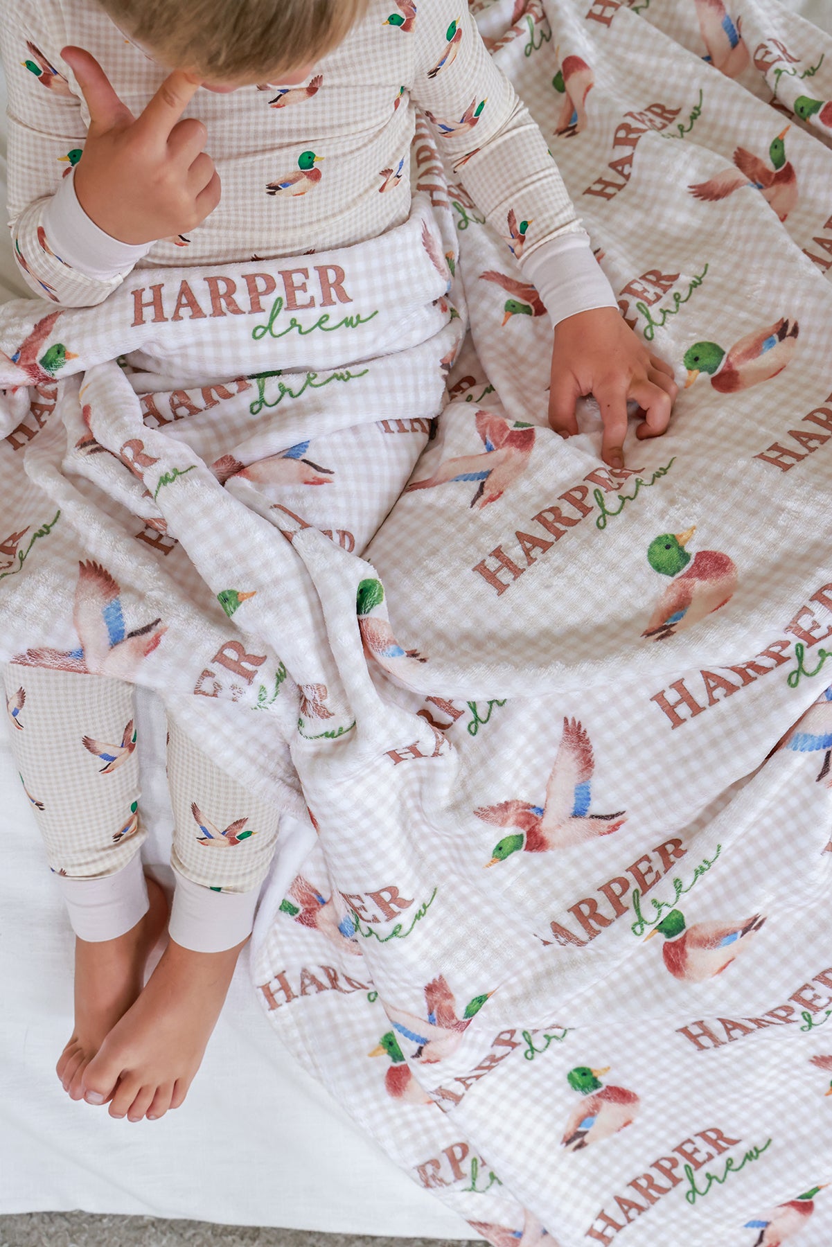 Personalized Kids Blanket | Little Mallard
