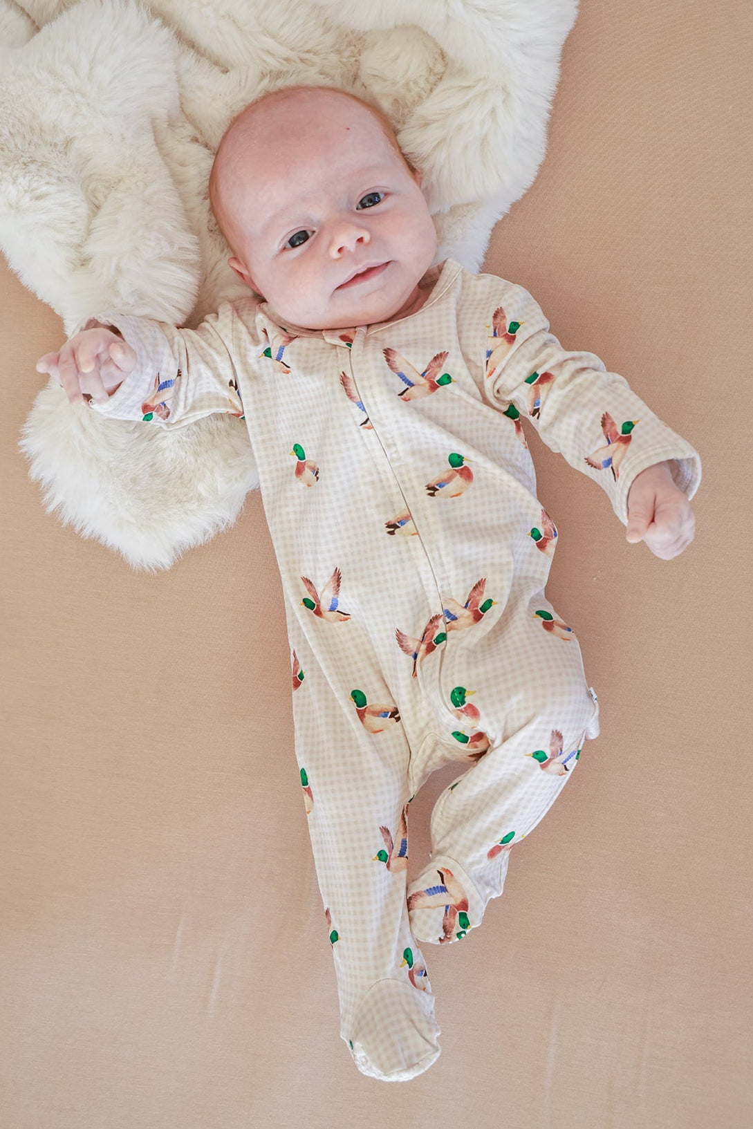 Bamboo Zipper Footie | Little Mallard