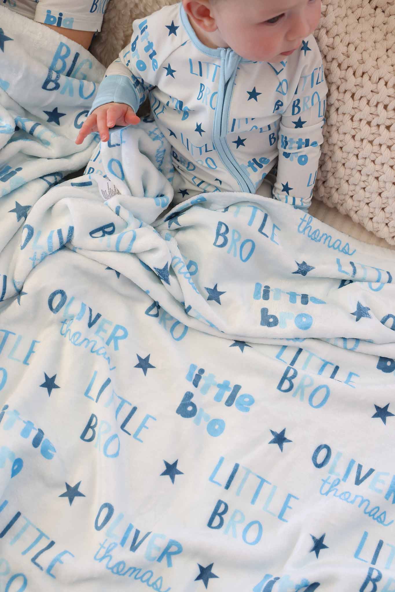 Personalized Kids Blanket | Little Bro