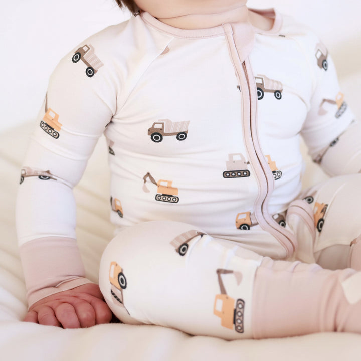 little builder romper square