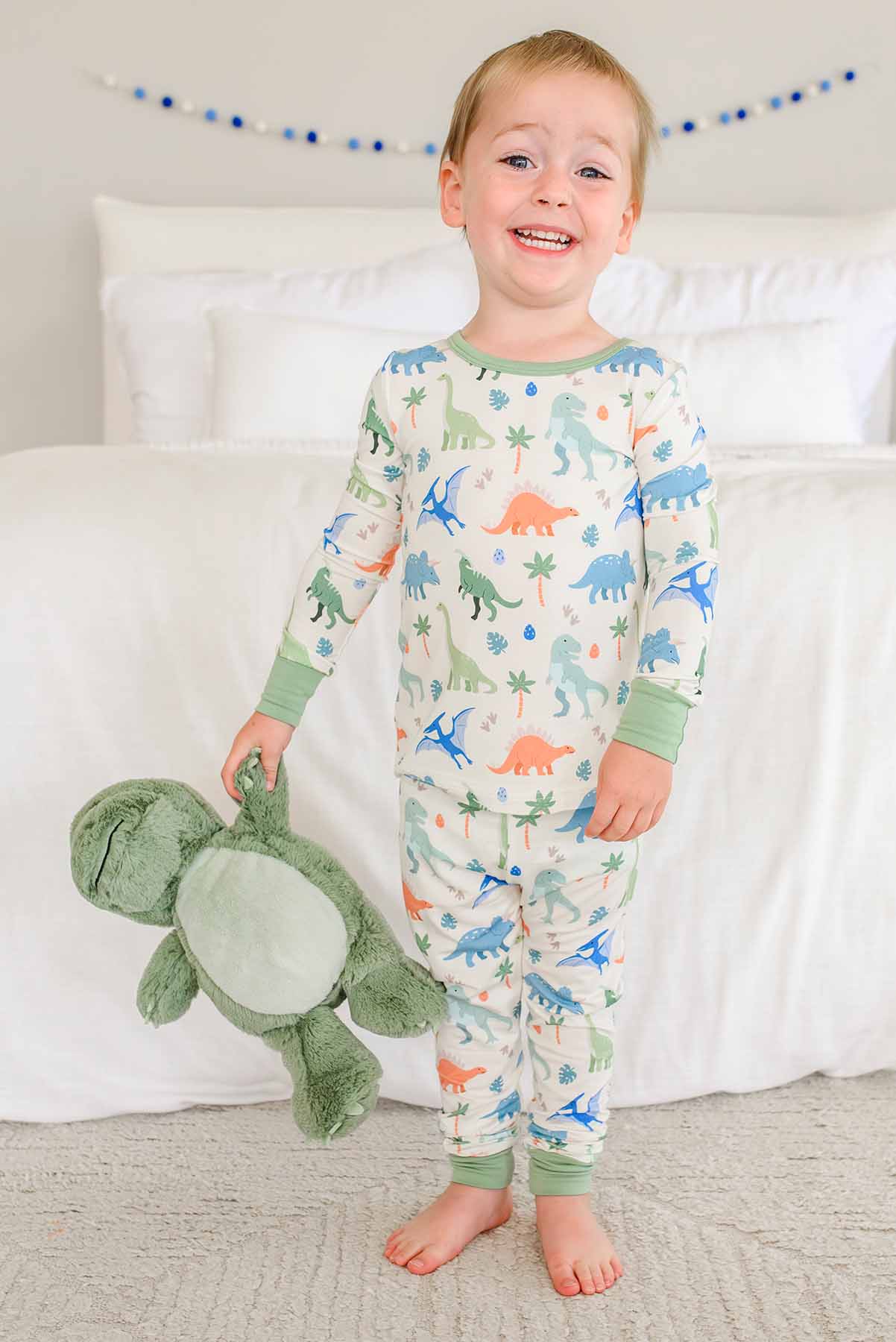 Two-Piece Bamboo Pajama Set | Little Fossil