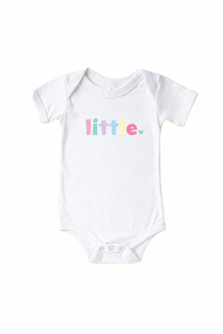 little text graphic tee for girls