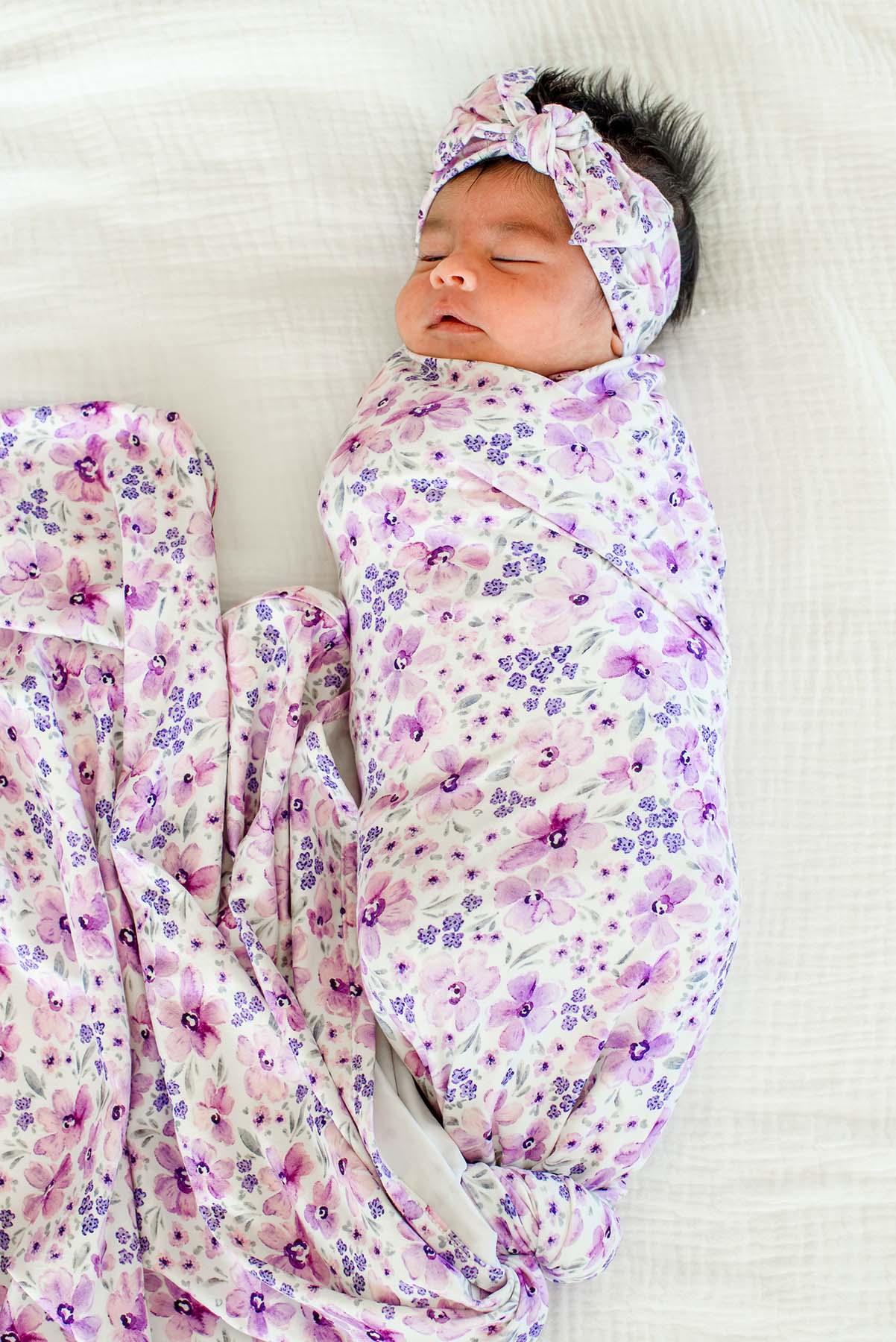 Oversized Swaddle Blanket | Lilac Dream