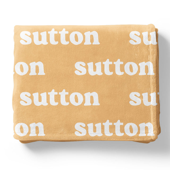 Personalized Color Blanket | Bright Neons