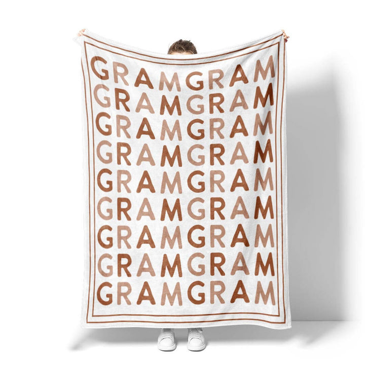 neutral mother's day blanket for grandmas