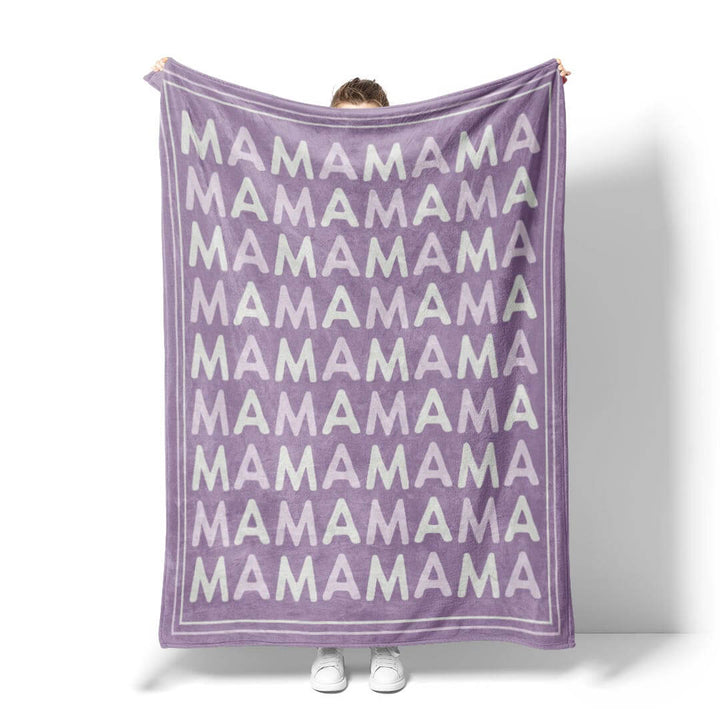 purple mama blanket for moms 
