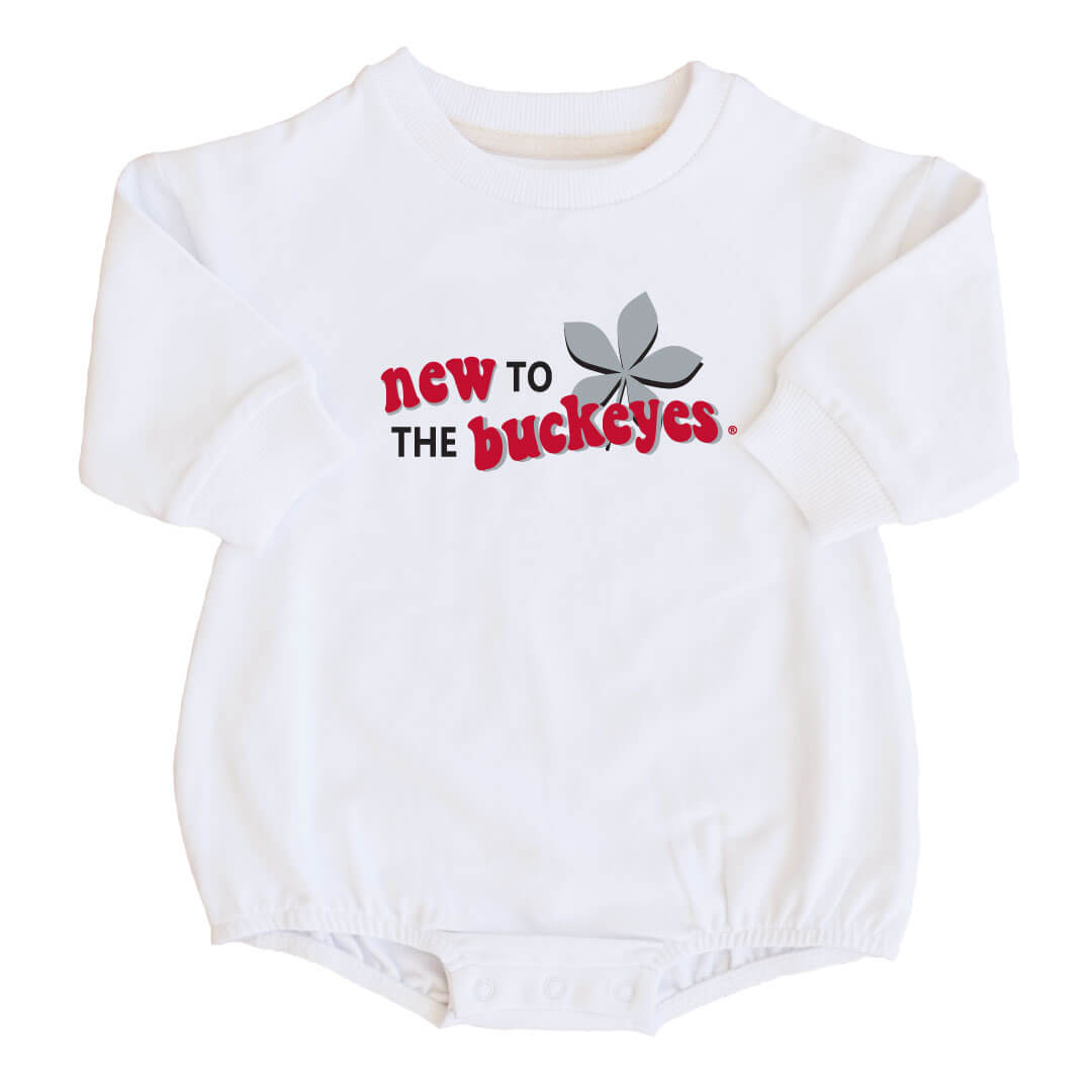 The Ohio State University | OSU Graphic Sweatshirt Bubble Romper