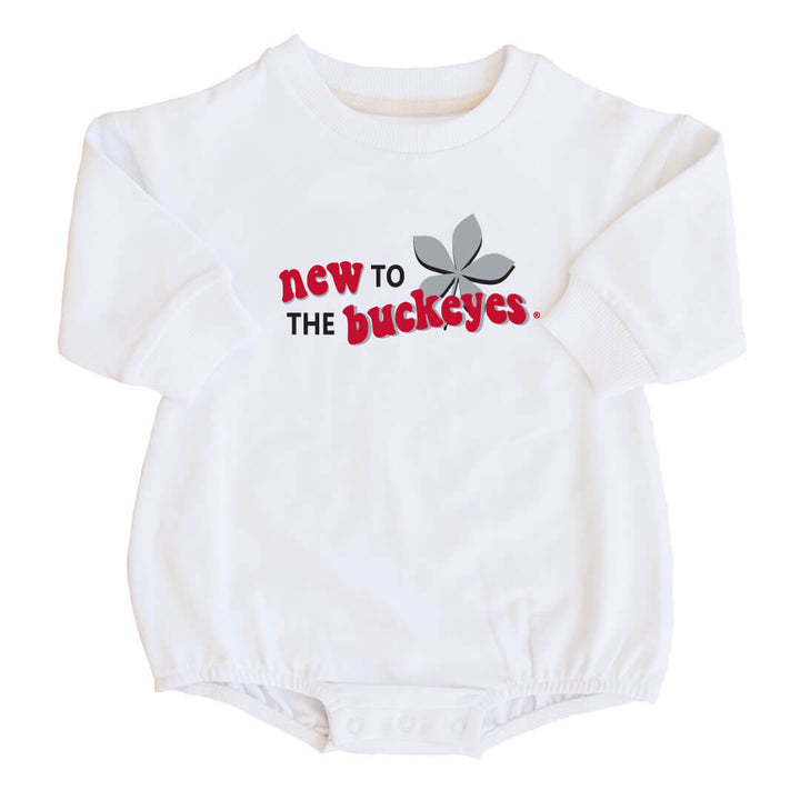 The Ohio State University | OSU Graphic Sweatshirt Bubble Romper