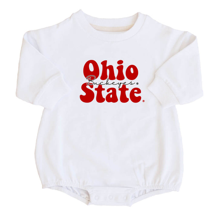 The Ohio State University | OSU Graphic Sweatshirt Bubble Romper