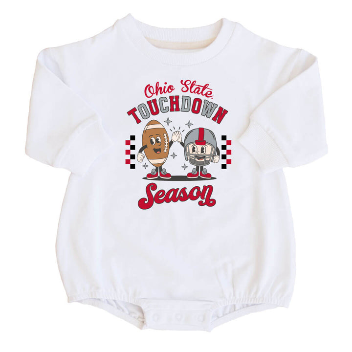The Ohio State University | OSU Graphic Sweatshirt Bubble Romper