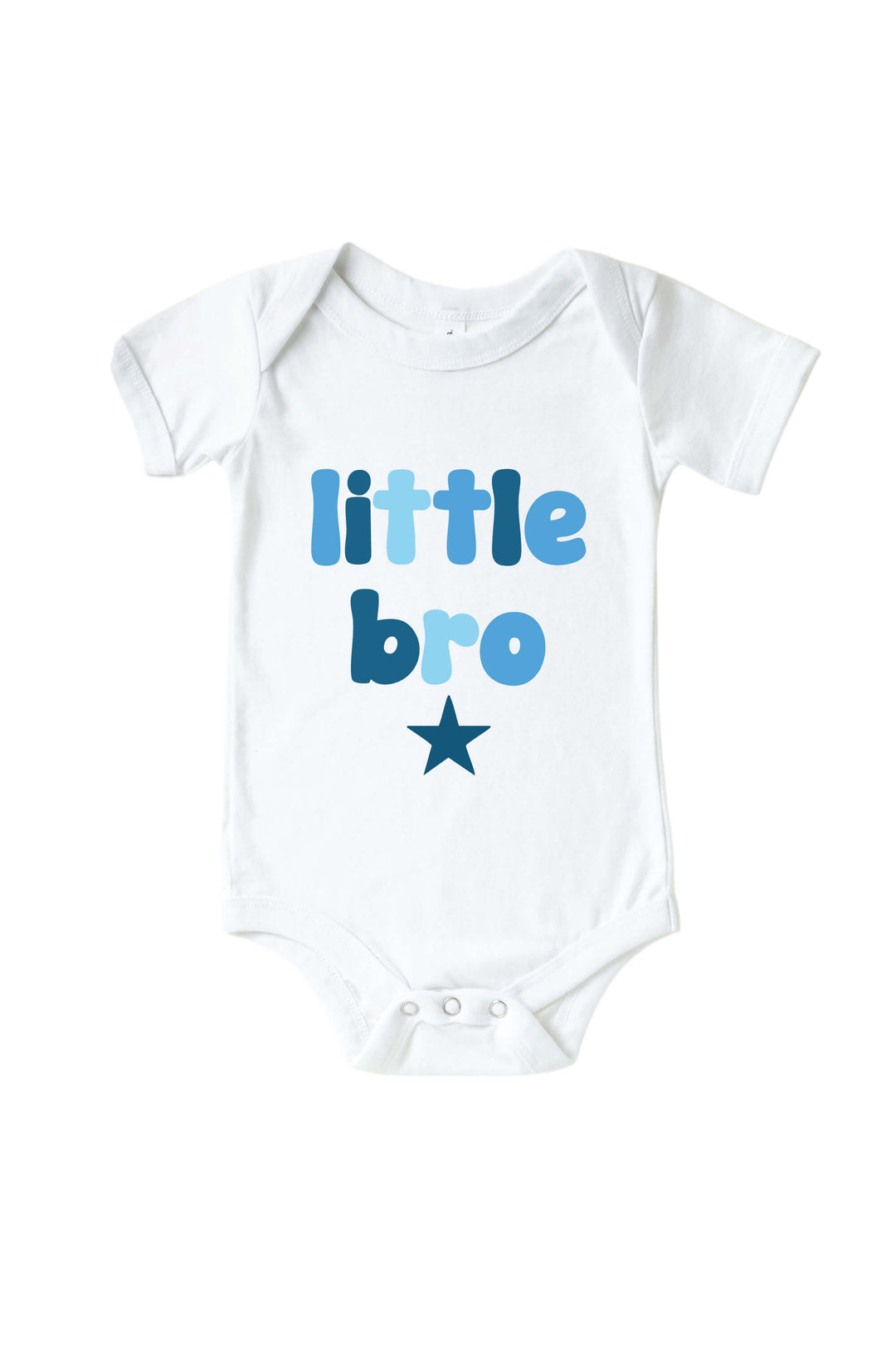little bro star graphic bodysuit for boys