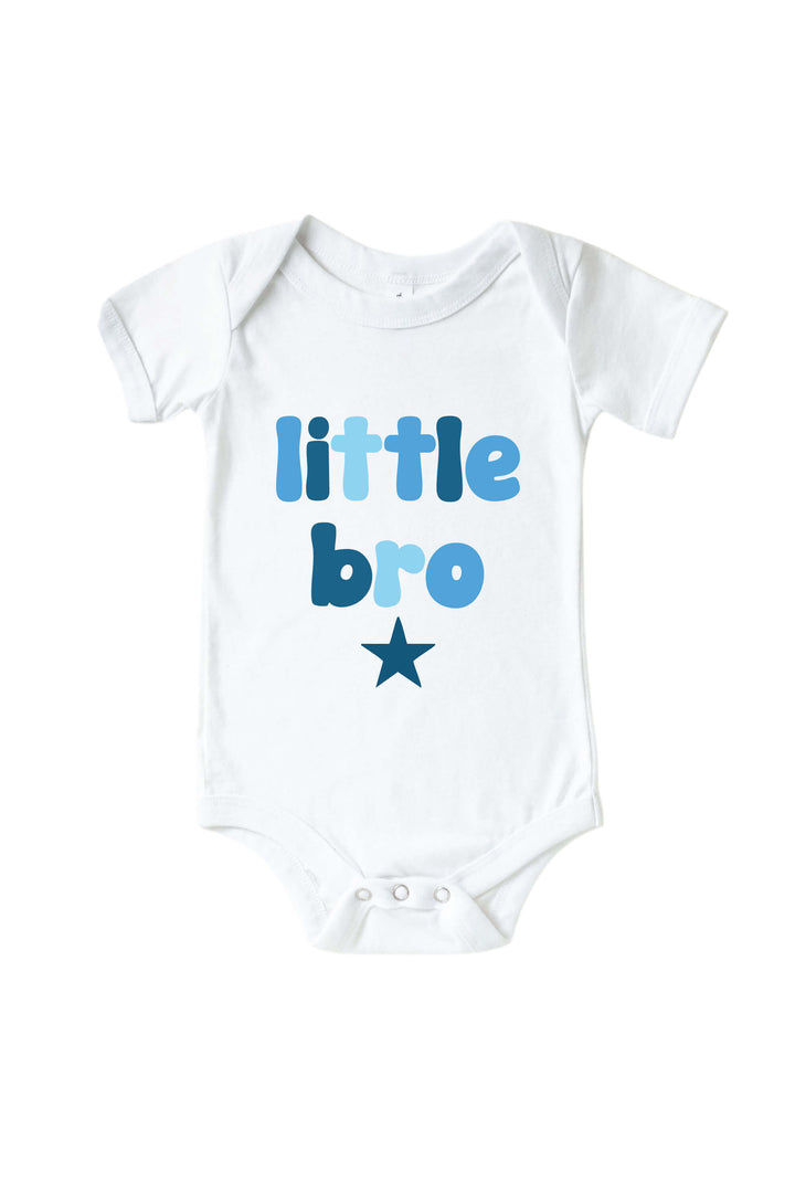 little bro star graphic bodysuit for boys