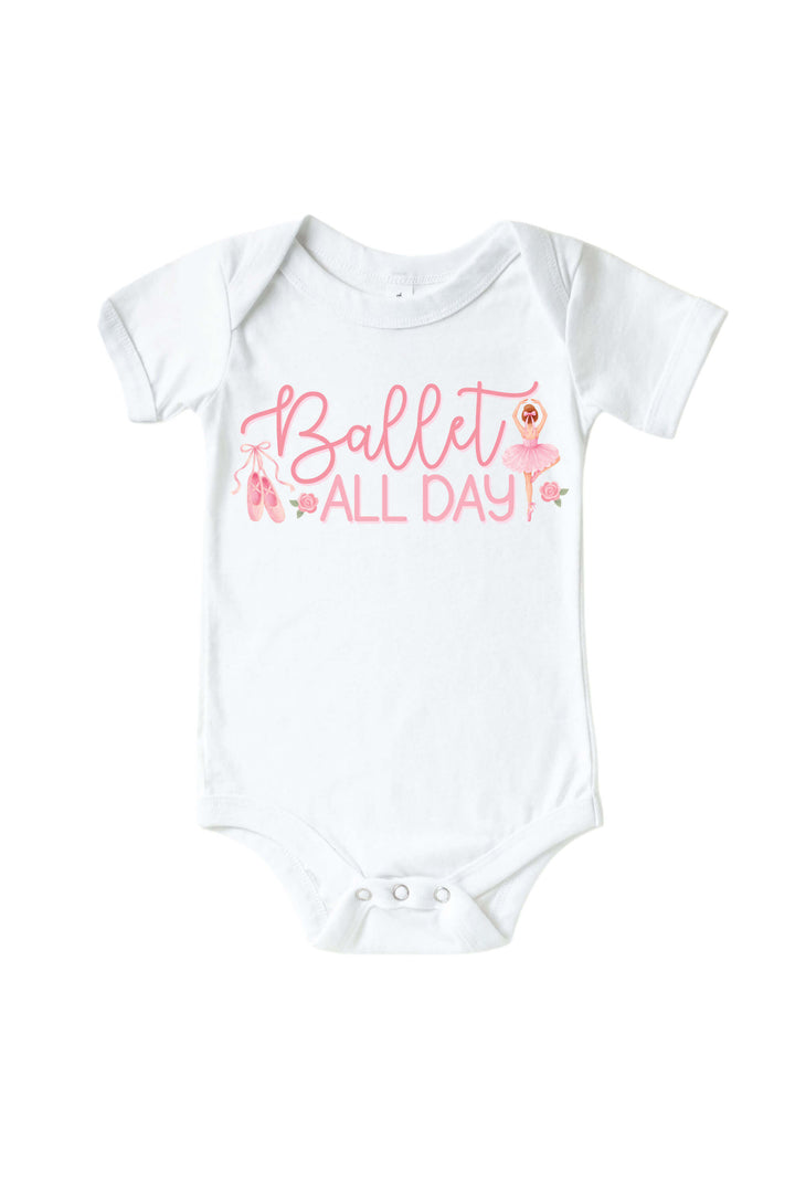 ballet all day graphic bodysuit 