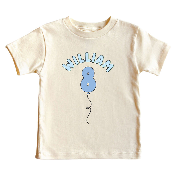 8th birthday personalized tee for boys 