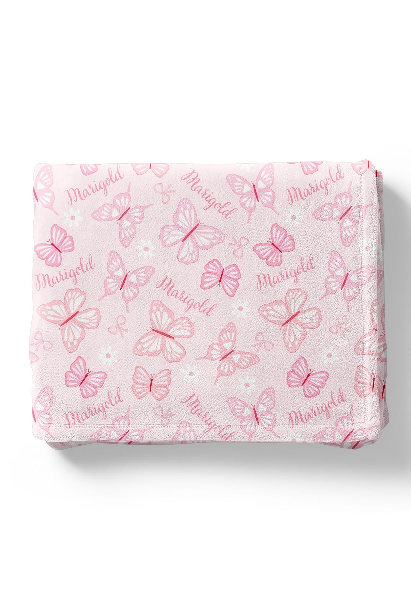 Personalized Kids Blanket | Blooming Butterflies