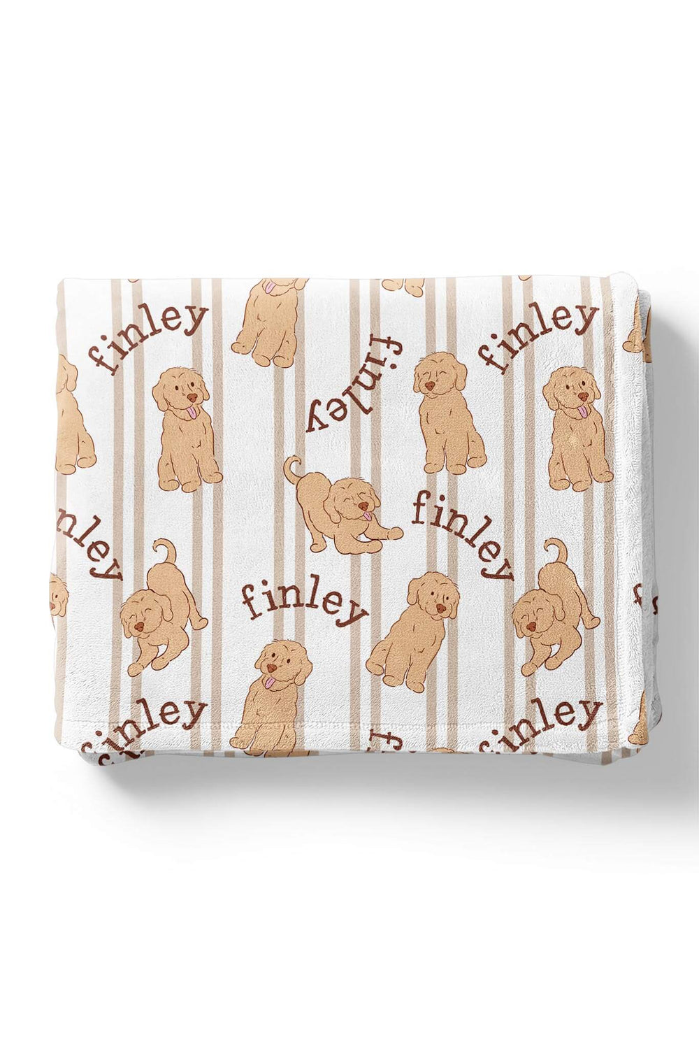 caden lane ruff life personalized kids blanket – golden retriever and lab design