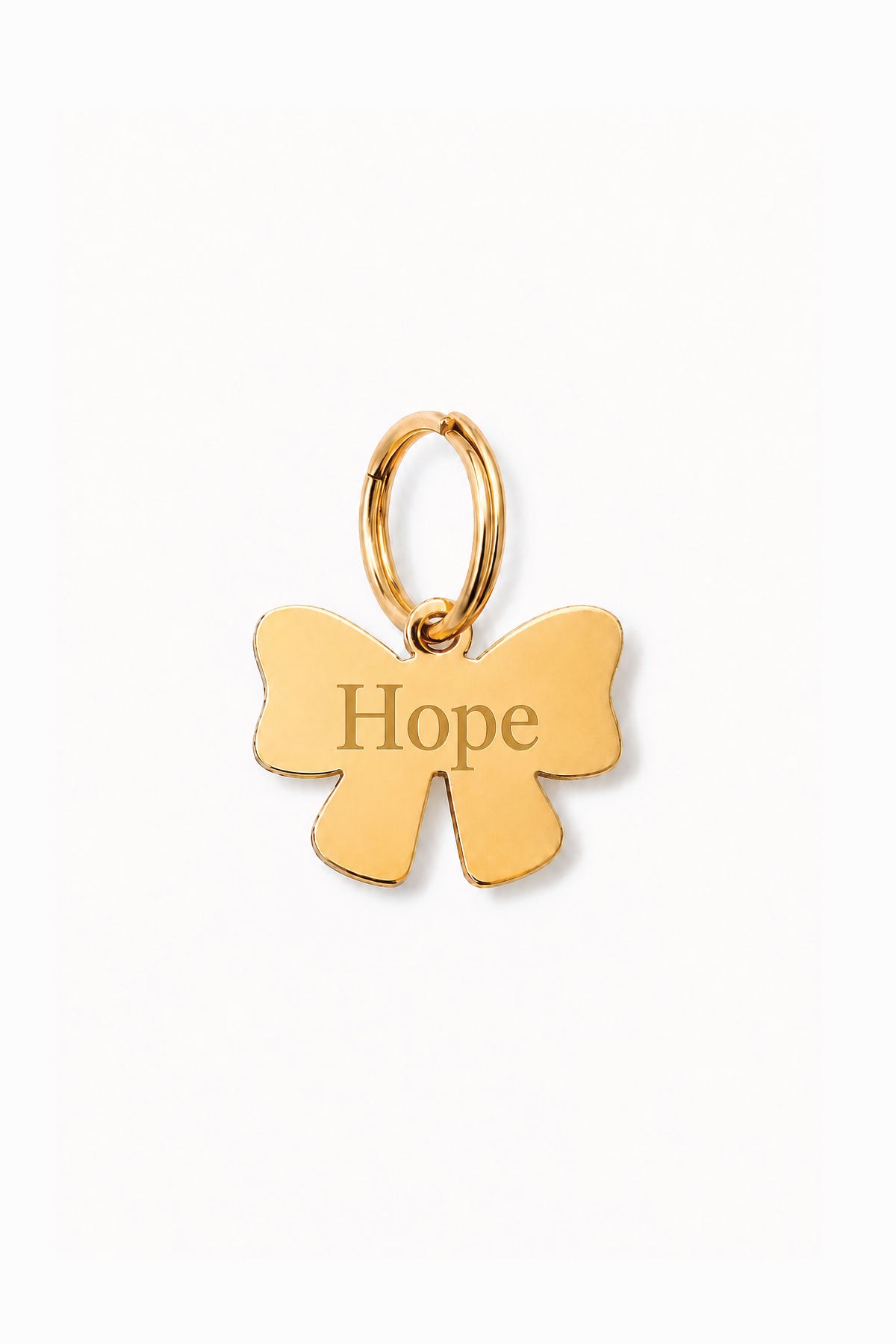 Engraved Pet ID Tag | Bow
