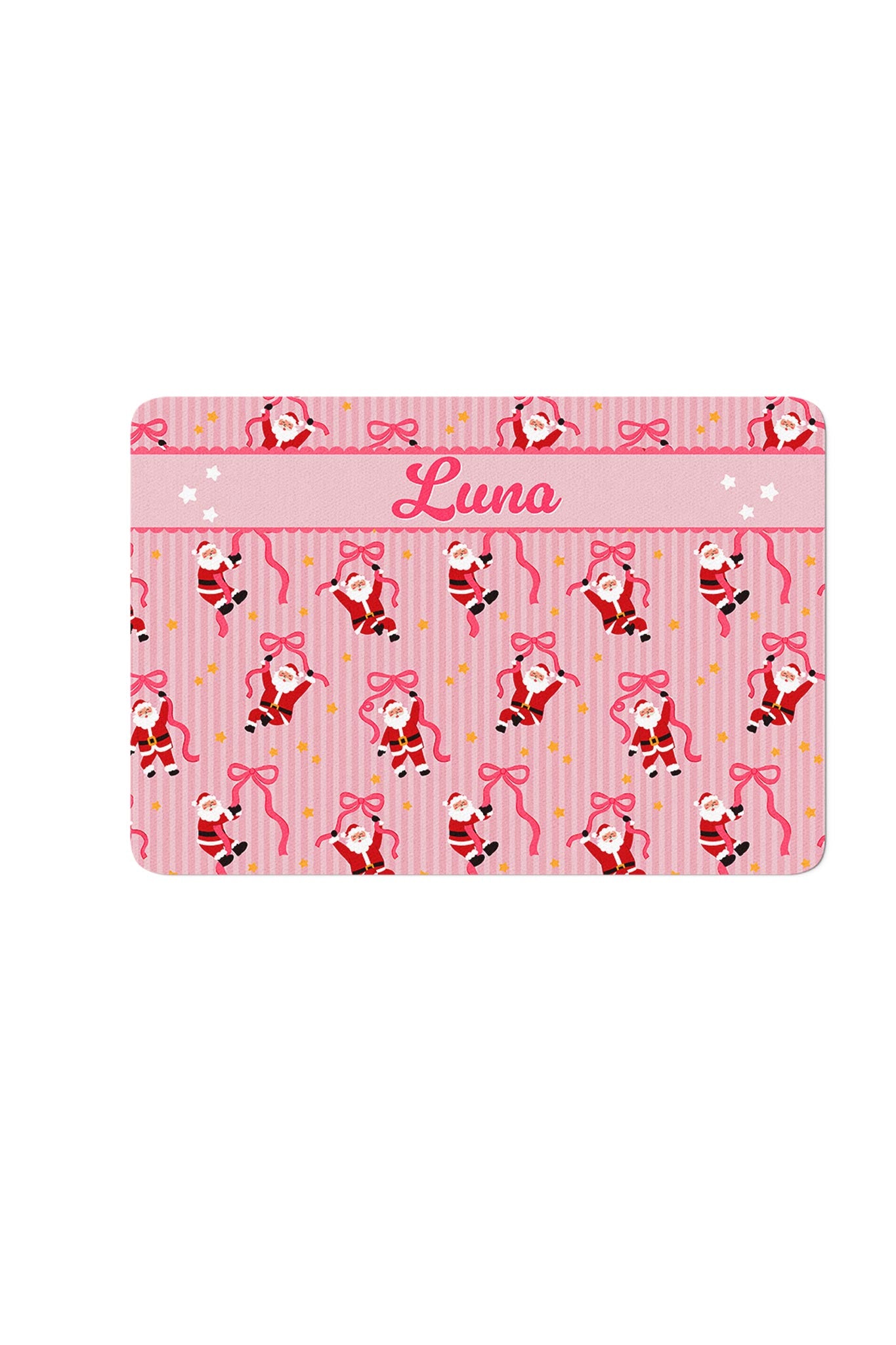 Personalized Christmas Pet Placemat | Jolly Ribbons