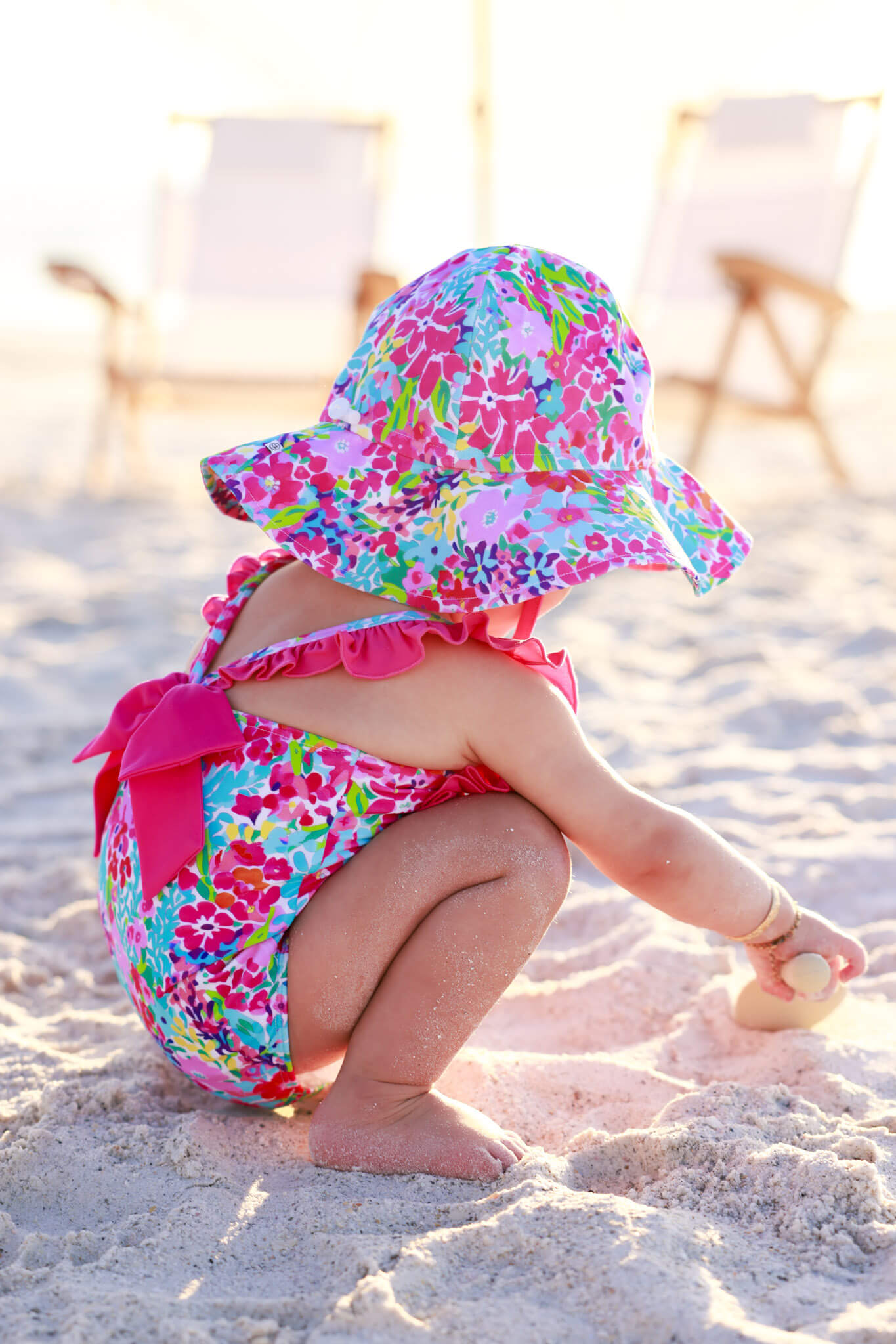 Printed Sun Hat | Petal Splash