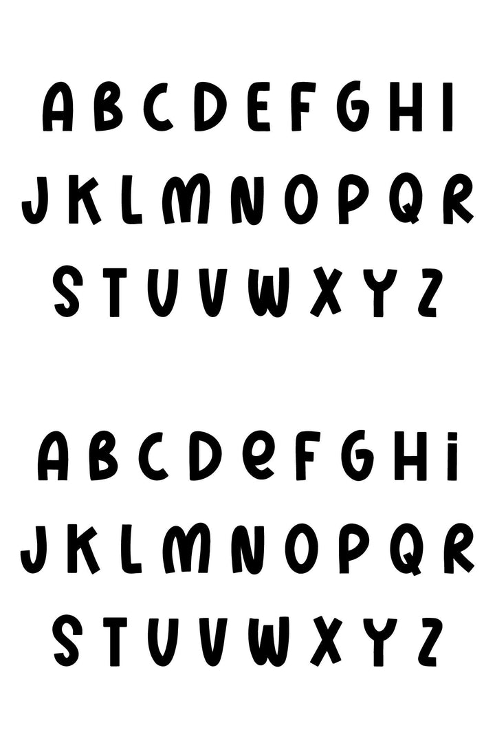 Pink Lemon font style preview showing alphabet letters 
