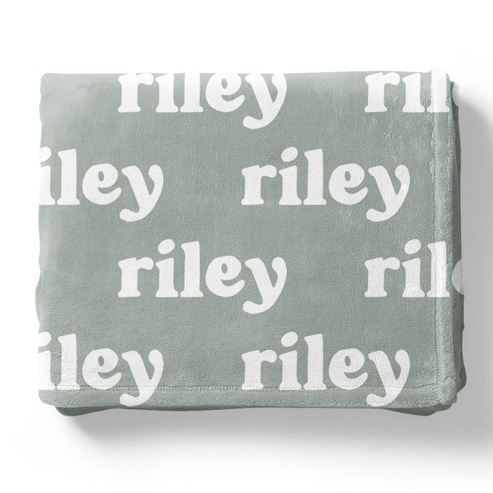 Botanicals Personalized Color Blanket