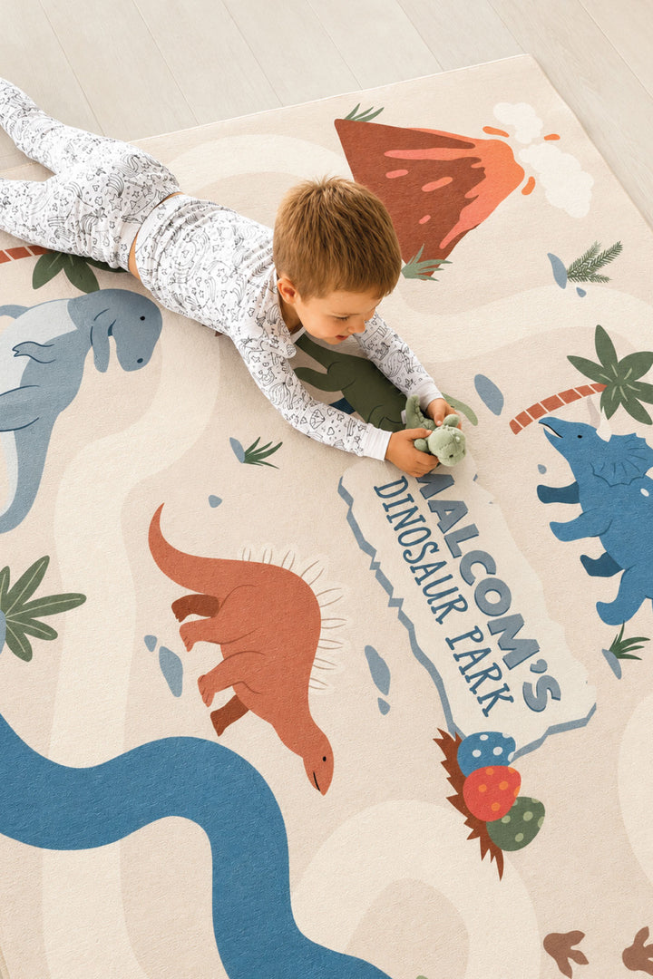 Kids' Playroom Rug | Dinosaur